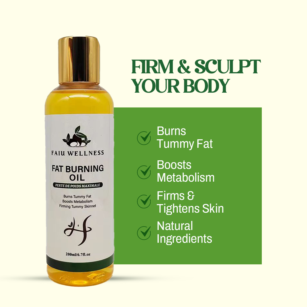Fat Burning Oil – Boost Metabolism, Burn Belly Fat & Slim Down Fast